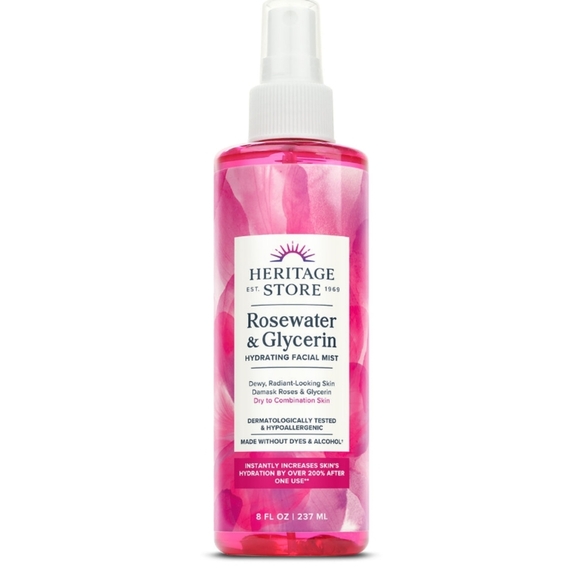 Heritage Store Other - Heritage Store Rosewater & Glycerin Hydrating Facial Mist
